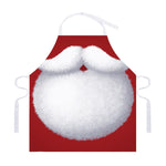 Santa Claus Beard Print Adjustable Apron