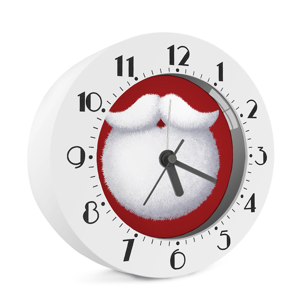 Santa Claus Beard Print Alarm Clock