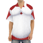 Santa Claus Beard Print Aloha Shirt