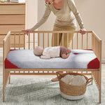 Santa Claus Beard Print Baby Crib Sheet