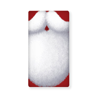 Santa Claus Beard Print Baby Crib Sheet