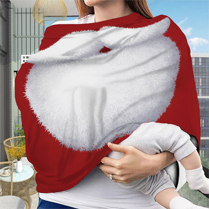 Santa Claus Beard Print Baby Seat Cover