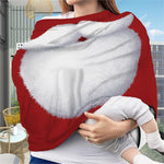 Santa Claus Beard Print Baby Seat Cover