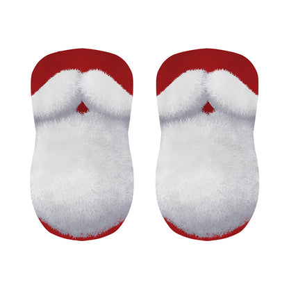 Santa Claus Beard Print Bar Stool Covers