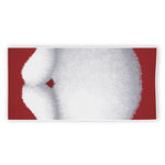 Santa Claus Beard Print Beach Towel