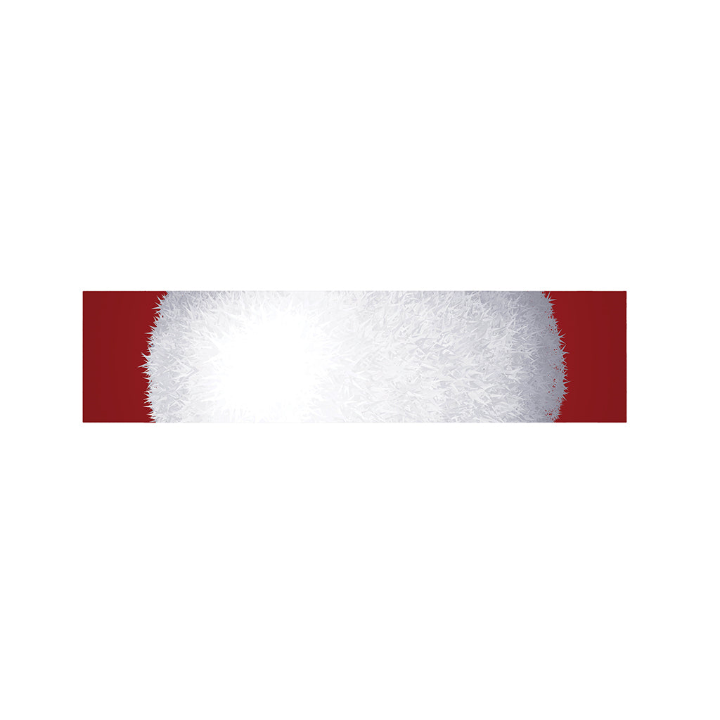 Santa Claus Beard Print Bed Runner