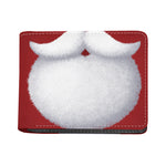 Santa Claus Beard Print Bifold Wallet