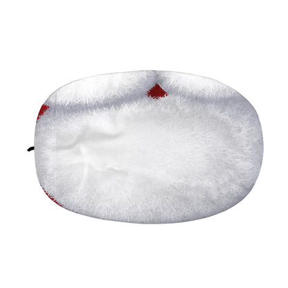 Santa Claus Beard Print Car Side Mirror Covers