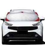 Santa Claus Beard Print Car Windshield Snow Cover