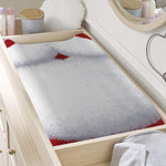 Santa Claus Beard Print Changing Pad Cover