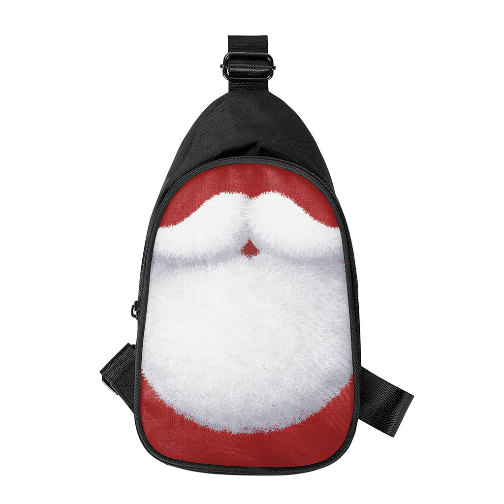 Santa Claus Beard Print Chest Bag