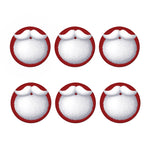 Santa Claus Beard Print Coaster Set