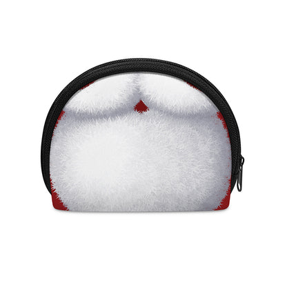 Santa Claus Beard Print Coin Purse