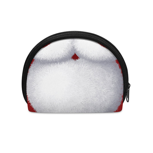 Santa Claus Beard Print Coin Purse