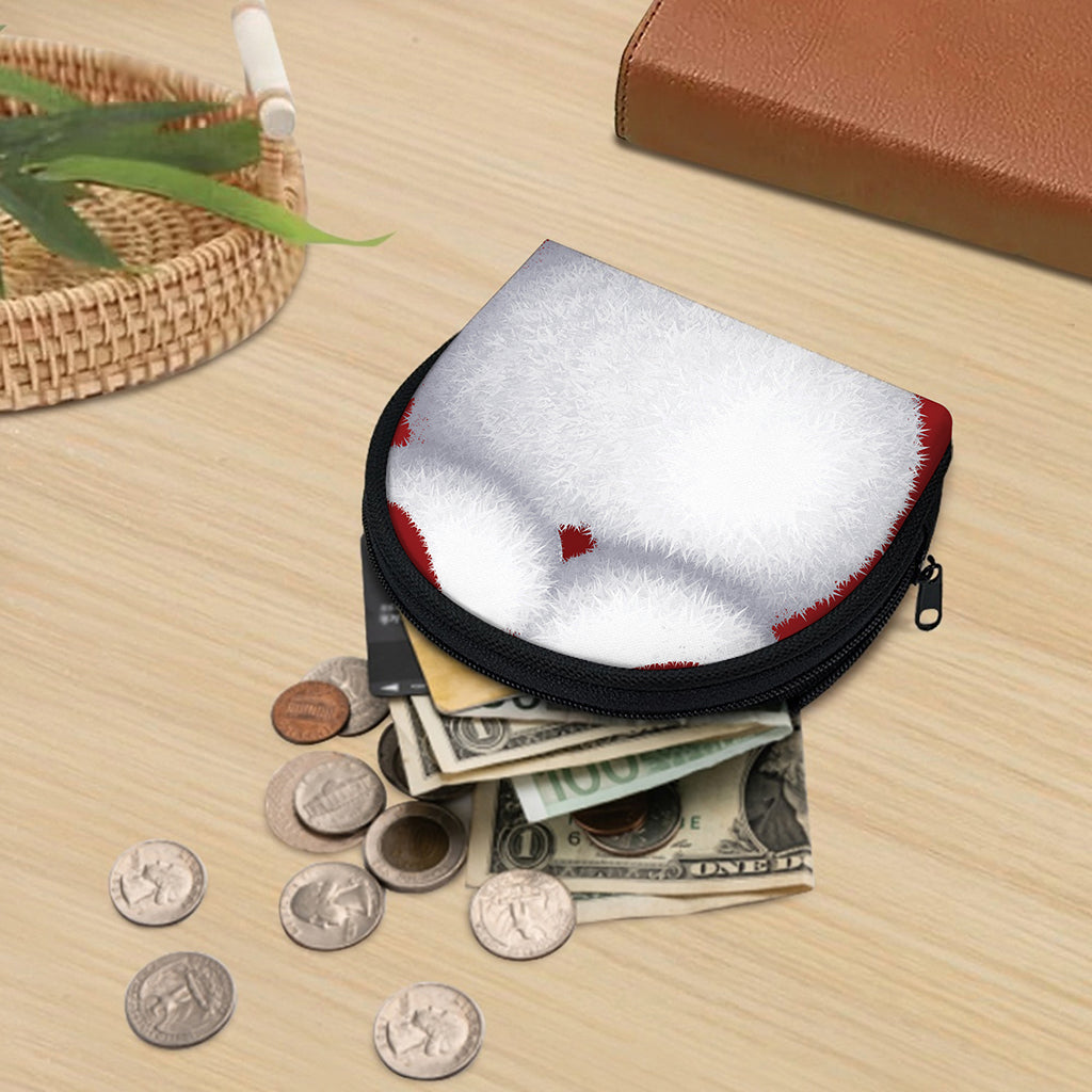 Santa Claus Beard Print Coin Purse