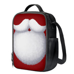 Santa Claus Beard Print Crossbody Lunch Bag