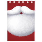 Santa Claus Beard Print Curtain