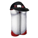 Santa Claus Beard Print Double Neoprene Wine Tote
