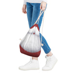 Santa Claus Beard Print Drawstring Bag