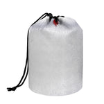 Santa Claus Beard Print Drawstring Makeup Bag