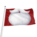 Santa Claus Beard Print Flag