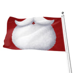 Santa Claus Beard Print Flag