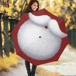 Santa Claus Beard Print Foldable Umbrella
