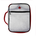 Santa Claus Beard Print Front Pocket Bible Bag