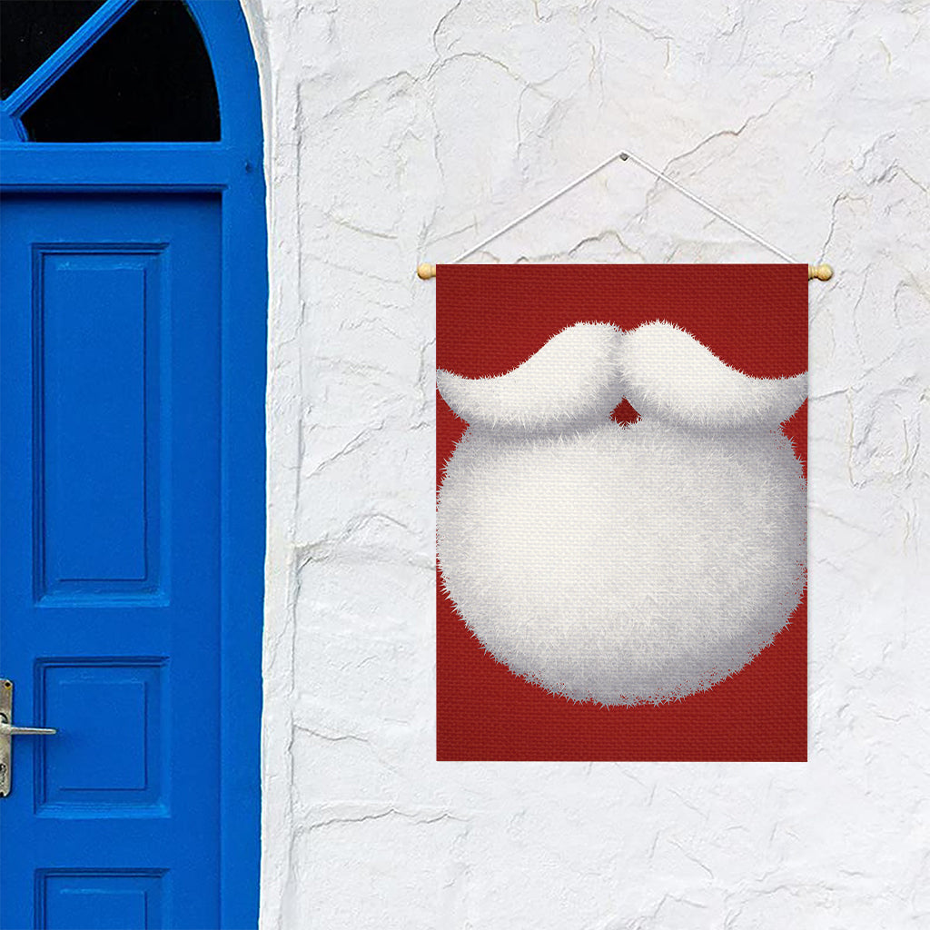 Santa Claus Beard Print Garden Flag