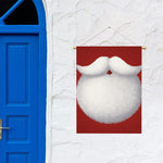 Santa Claus Beard Print Garden Flag
