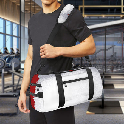 Santa Claus Beard Print Gym Bag