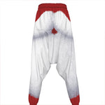 Santa Claus Beard Print Hammer Pants