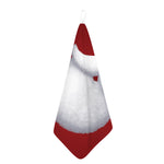 Santa Claus Beard Print Hand Towel