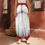 Santa Claus Beard Print Harem Pants