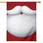 Santa Claus Beard Print House Flag