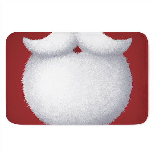 Santa Claus Beard Print Indoor Door Mat