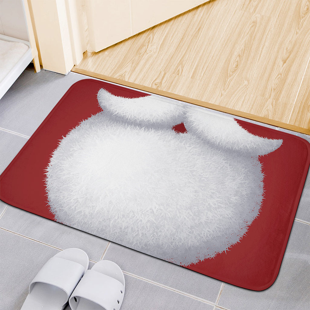 Santa Claus Beard Print Indoor Door Mat