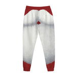 Santa Claus Beard Print Jogger Pants