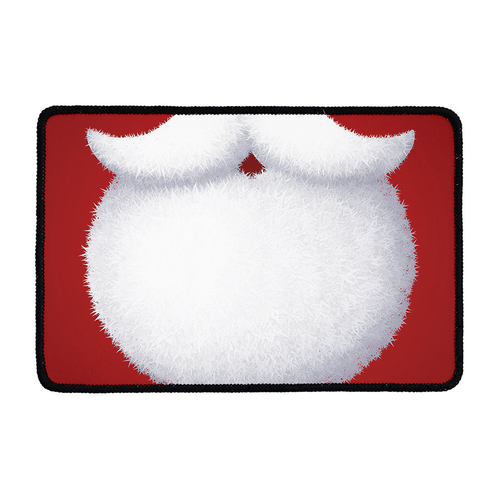 Santa Claus Beard Print Kitchen Mat