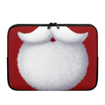 Santa Claus Beard Print Laptop Sleeve