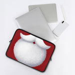 Santa Claus Beard Print Laptop Sleeve