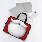 Santa Claus Beard Print Laptop Sleeve With Handle