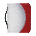 Santa Claus Beard Print Leather Bible Cover