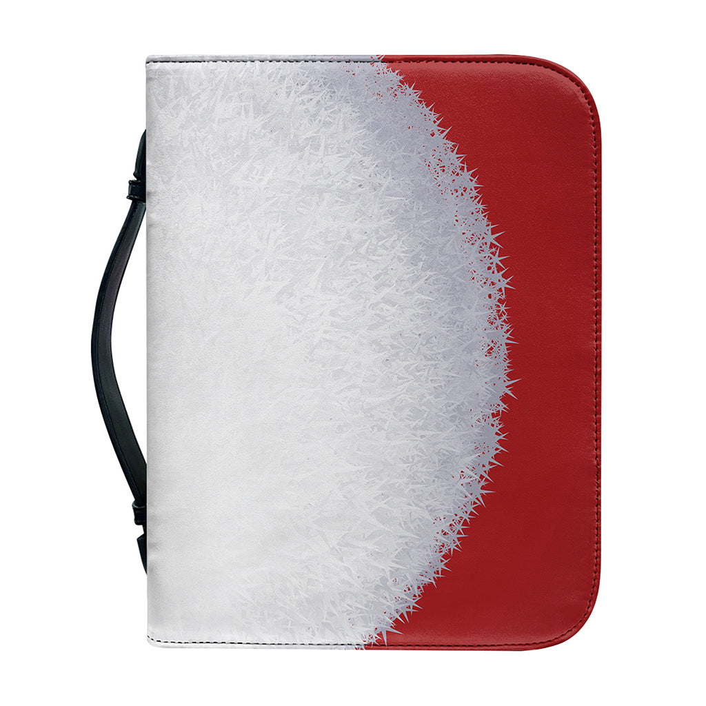 Santa Claus Beard Print Leather Bible Cover
