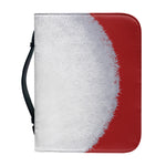 Santa Claus Beard Print Leather Bible Cover