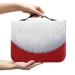 Santa Claus Beard Print Leather Bible Cover