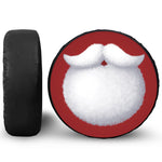 Santa Claus Beard Print Leather Spare Tire Cover