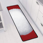 Santa Claus Beard Print Long Kitchen Mat