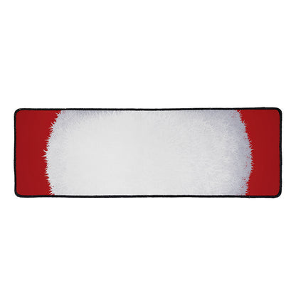 Santa Claus Beard Print Long Kitchen Mat
