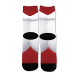 Santa Claus Beard Print Long Socks